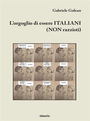 cover image of L'orgoglio di essere ITALIANI (NON razzisti)